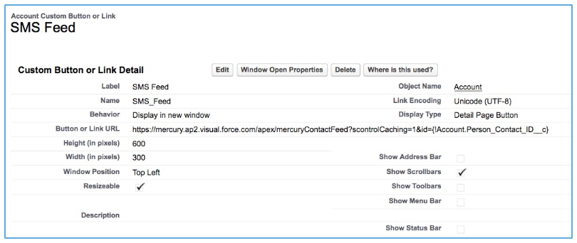 Custom button or link pixels.