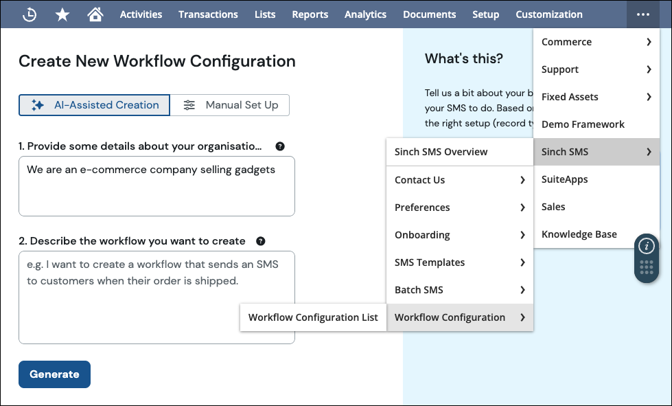 AI powered SMS workflow configuration_EN.png