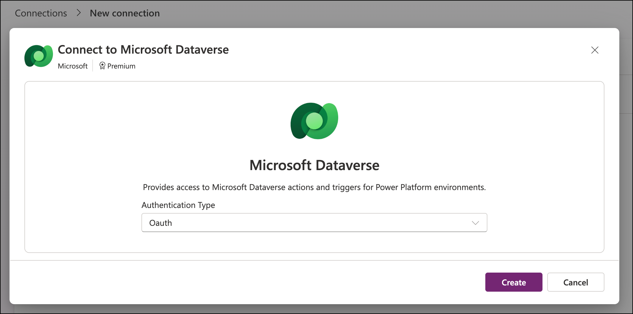 Connect to Microsoft Dataverse.