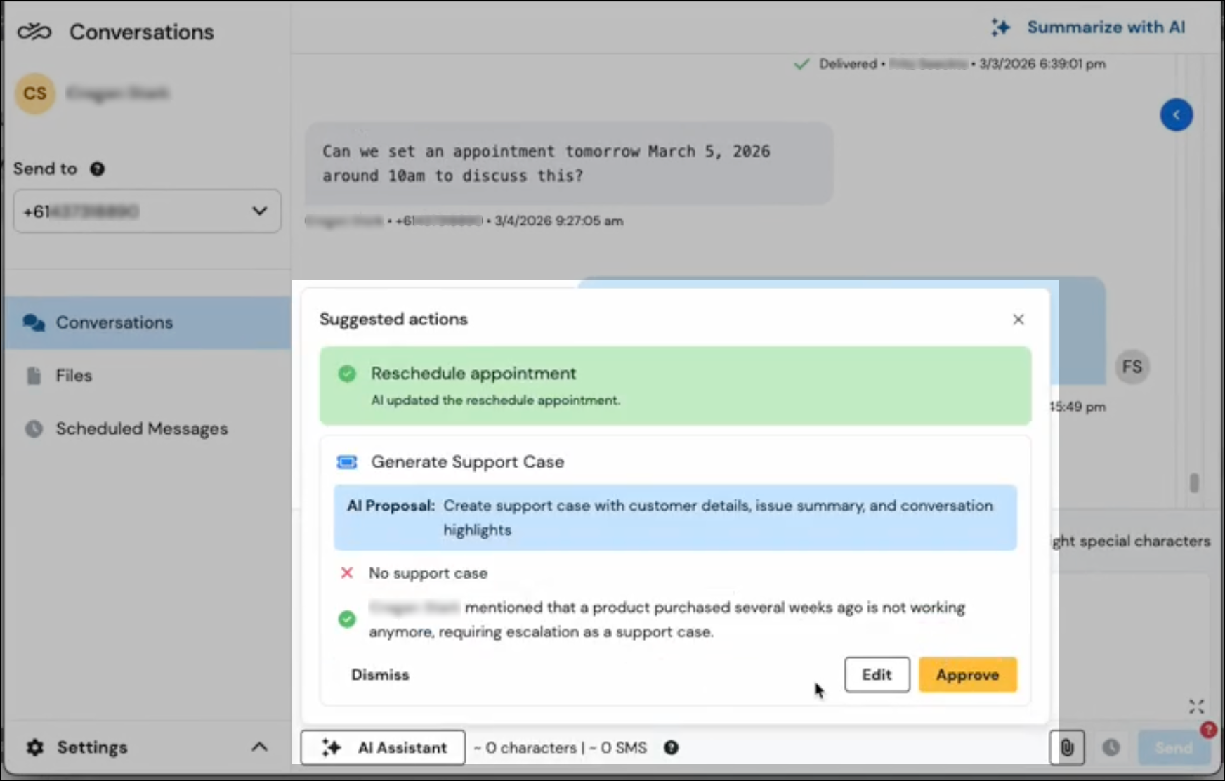 Générer un cas de support avec l'assistant de productivité NetSuite.