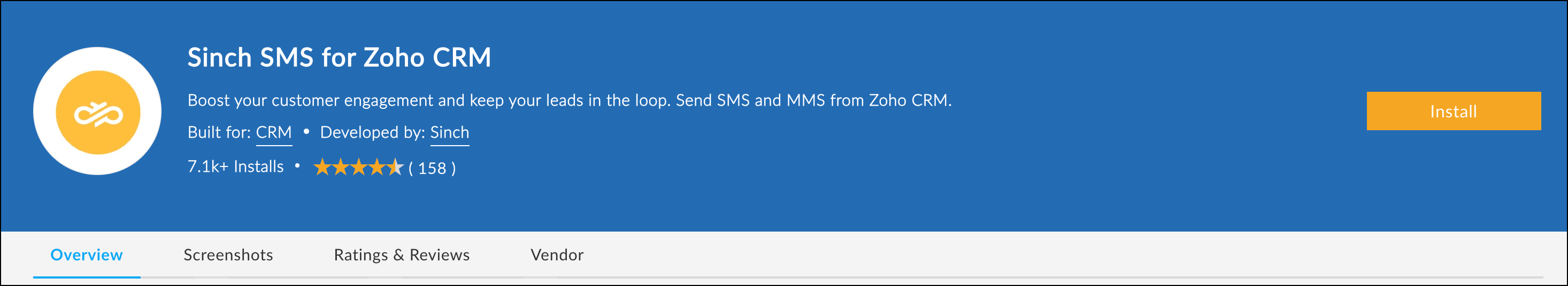 Instalar la aplicación Sinch SMS for Zoho CRM_ES.png