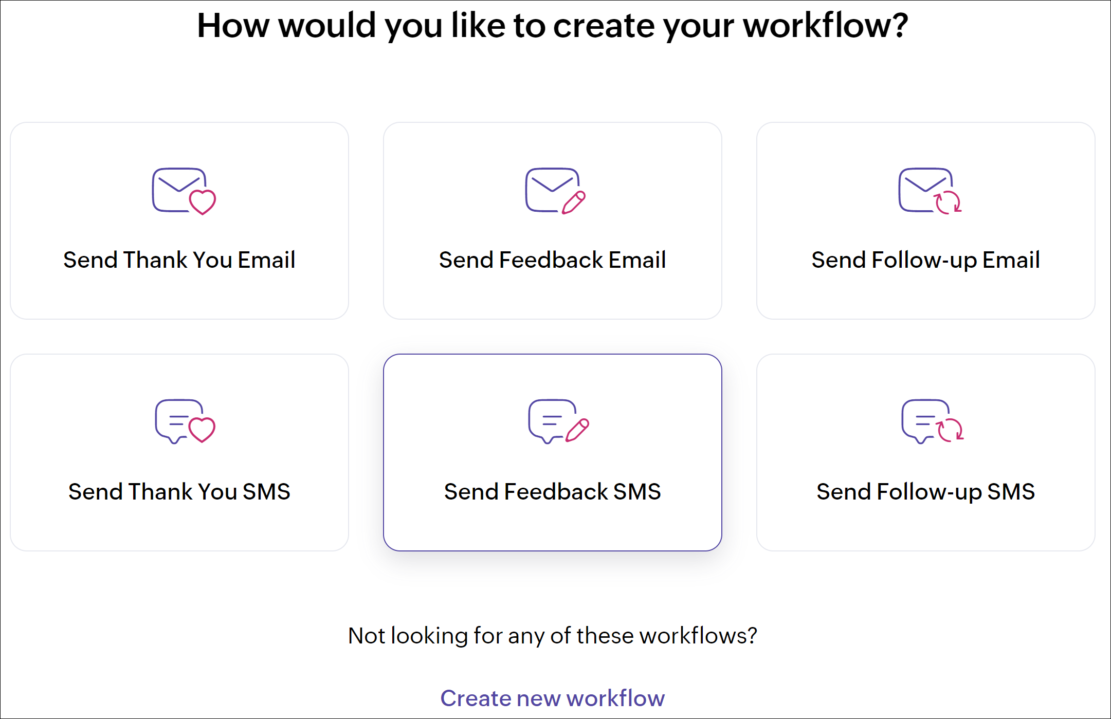 Crear flujo de trabajo en Zoho Bookings.