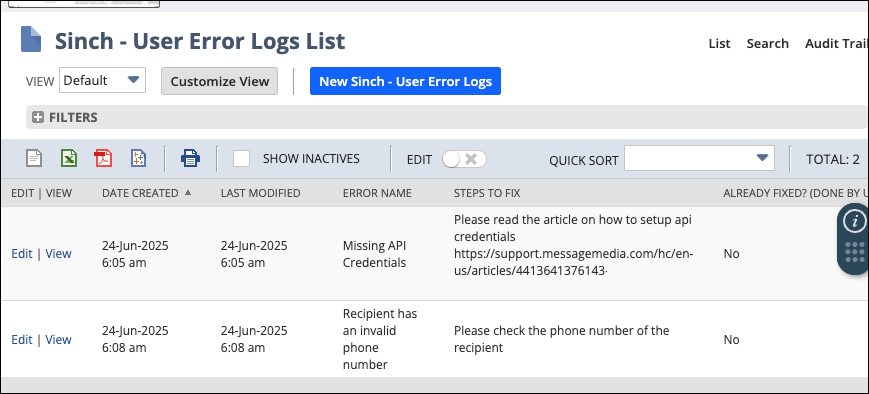 Sinch User Error Logs List_FR.png