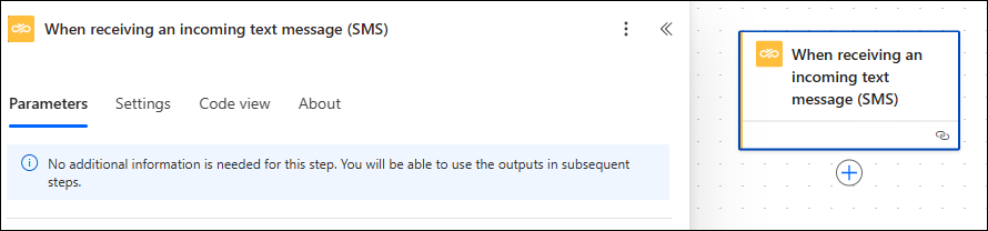 Al recibir un mensaje de texto entrante (SMS).