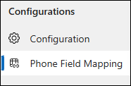 Configuration du mappage de champ de téléphone Dynamics.