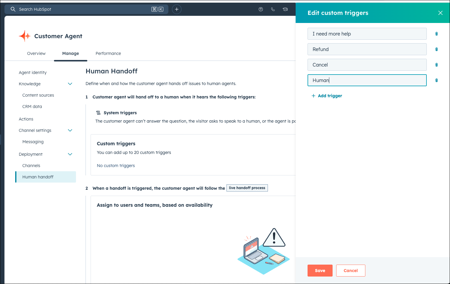 Übergabeprozess des Customer Agents in HubSpot konfigurieren und anpassen_DE.png