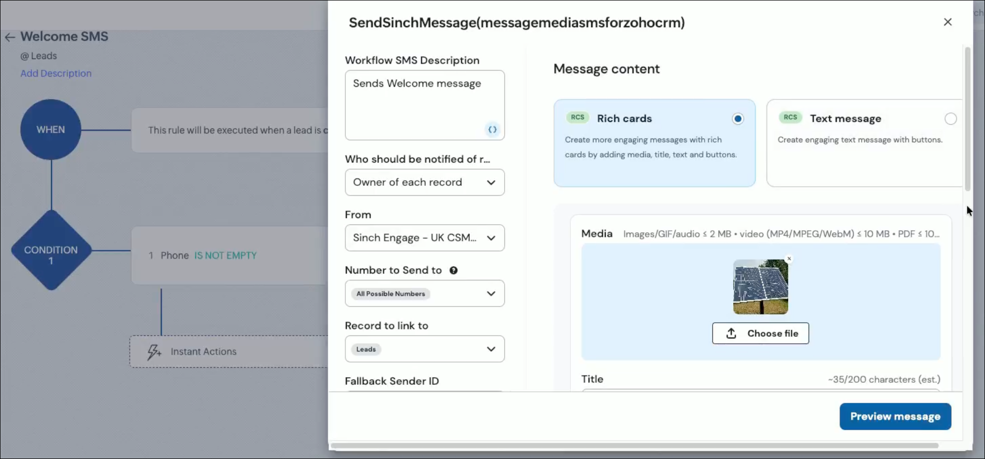 Zoho workflow rich RCS_1.png